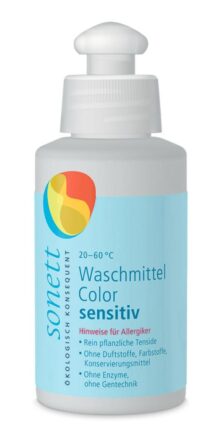Vaskemiddel color, sensitiv, 120 ml, økologisk, Sonett